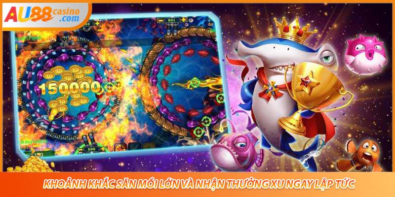 Khoảnh khắc săn mồi lớn và nhận thưởng xu ngay lập tức.